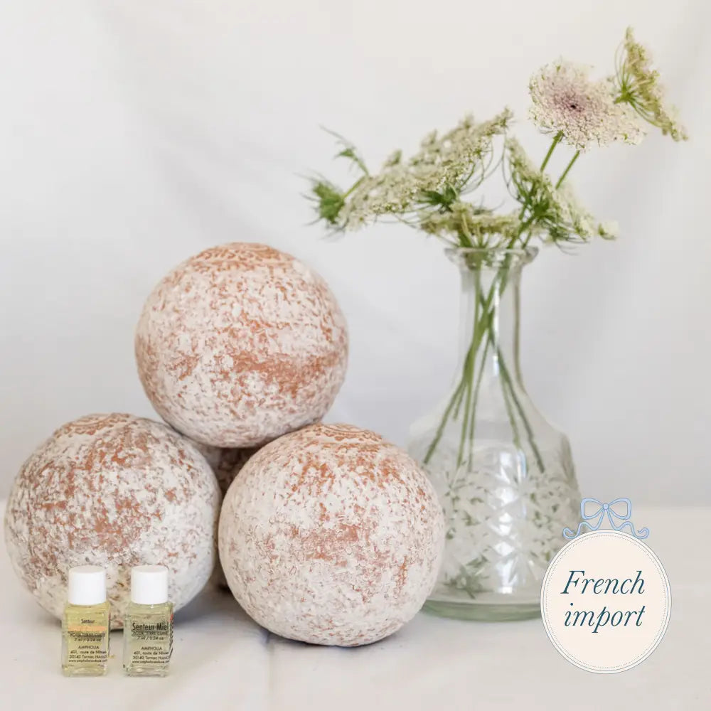Anduze Terracotta Scented Ball European Imports - French Container Summer 2023 - Non-Furniture