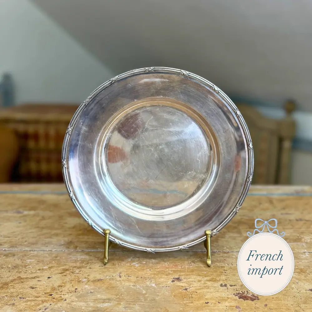 Antique Metal Cake Stand Cir. 1920 European Imports - French Container Spring 2025 - Non-Furniture