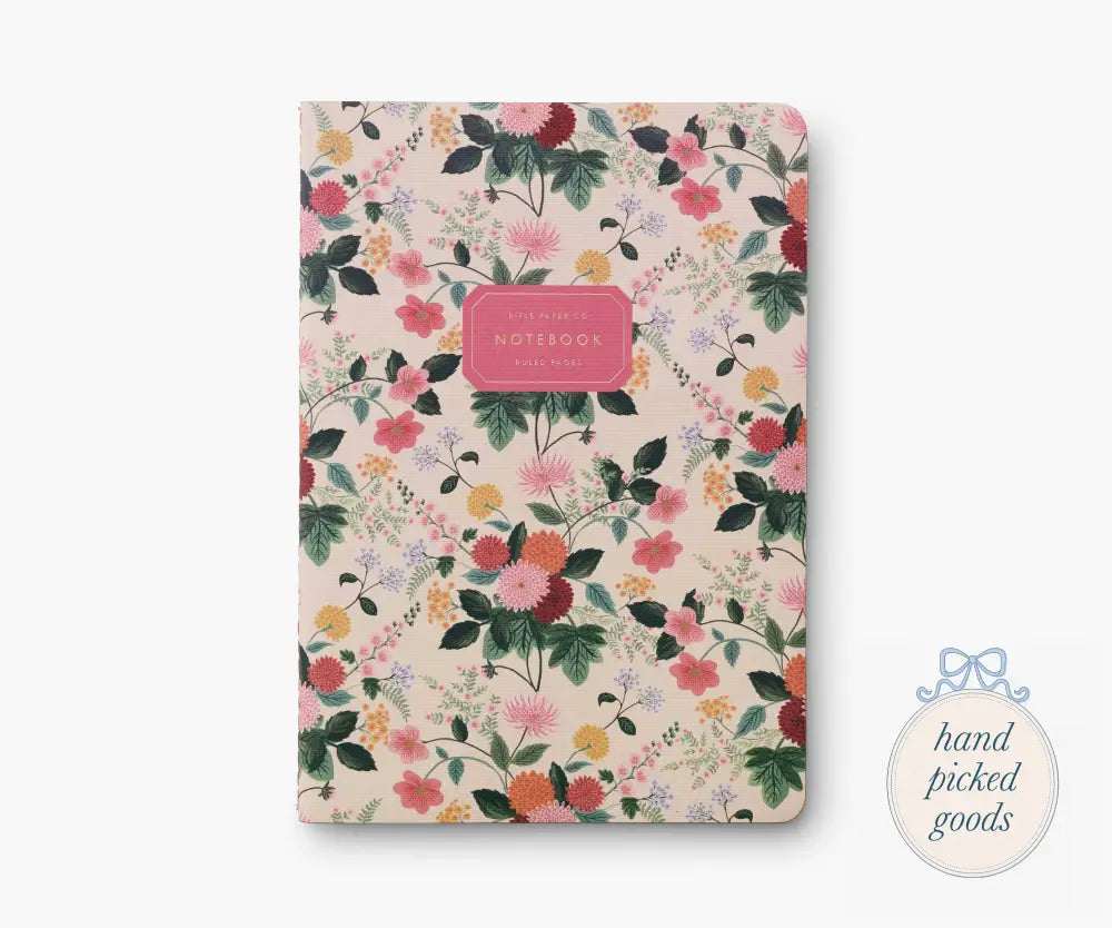 Assorted Set of 3 Dahlia Notebooks Stationery and gift - Stationery