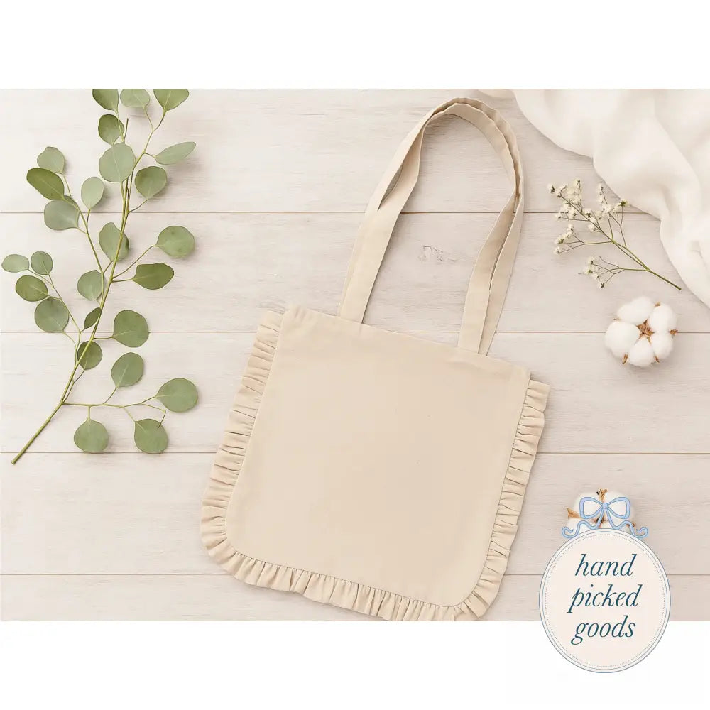 Canvas Ruffle Tote Femme - Bags