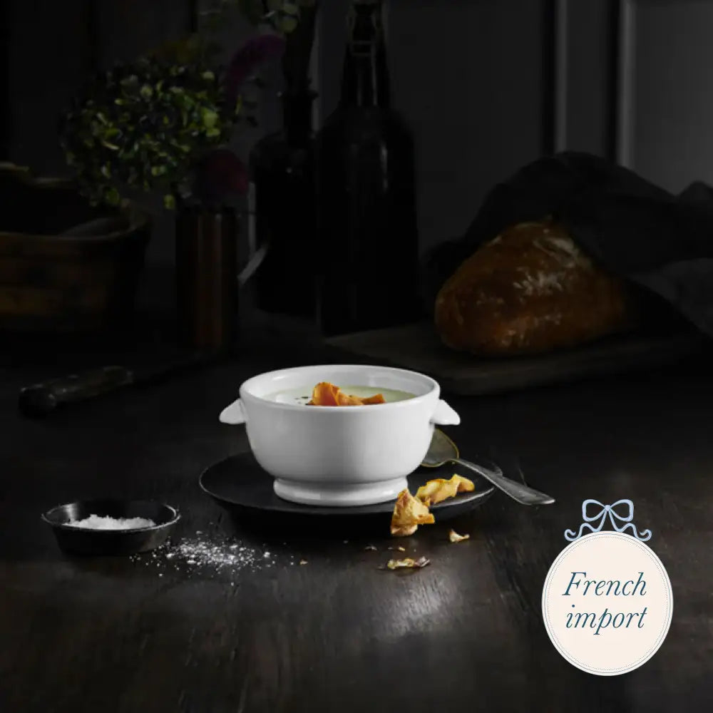 Classic Eared Onion Soup Bowl by Pillivuyt Kitchen - Serving& - display