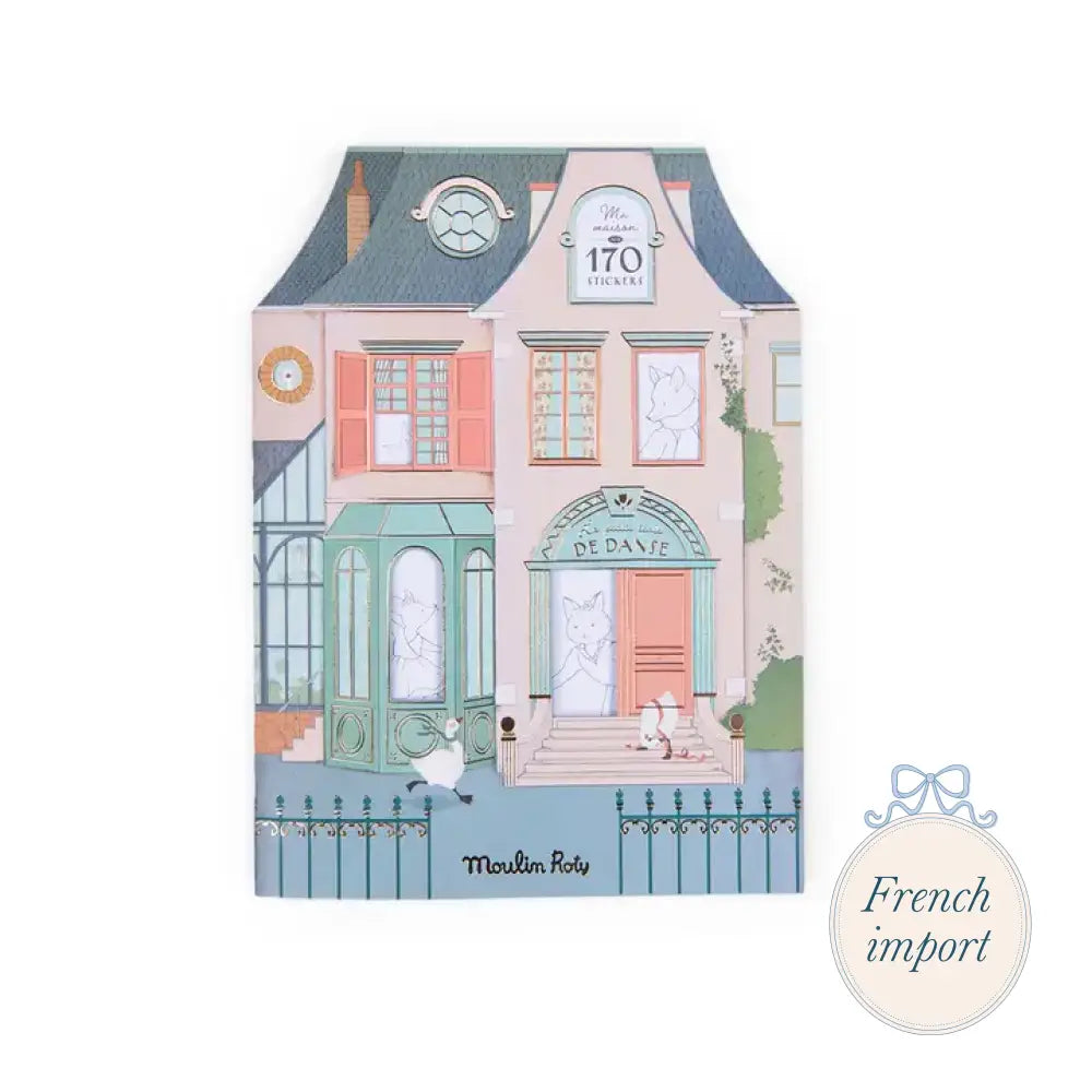 Coloring Book with Stickers Little School of Dance Toys and games - Moulin Roty