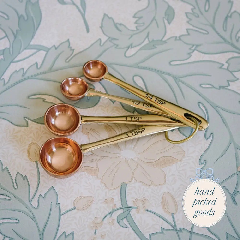 Copper Measuring Spoons - Kitchen - Tools