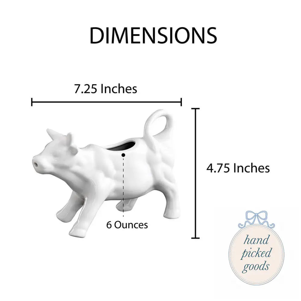 Cow Creamer With Handle - Kitchen - Serving& - display