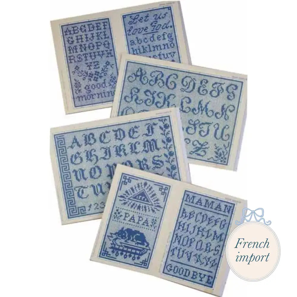 Cross Stitch Album Series Blue - No. 2 - Stationery and gift
