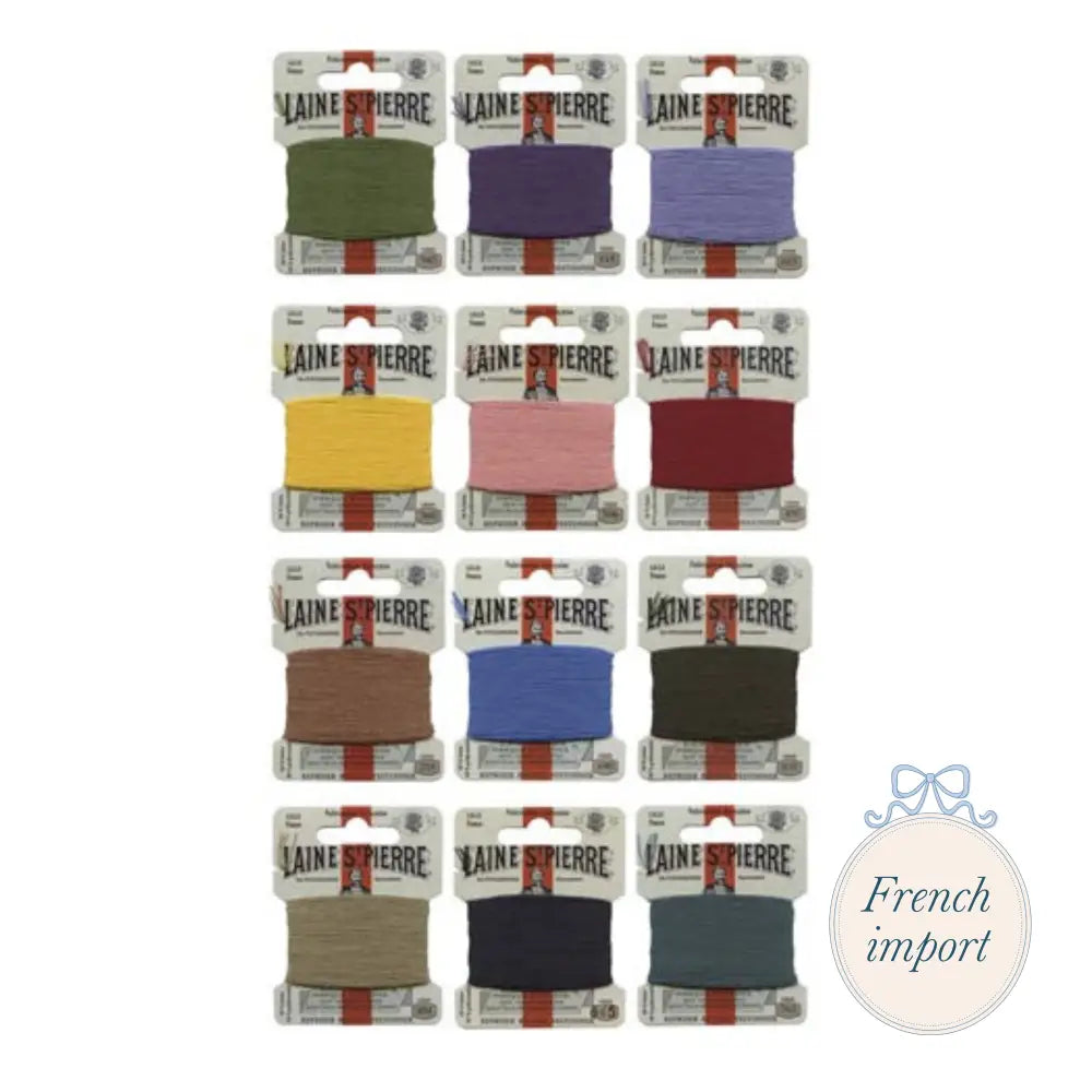 Cross Stitch Floss Box - Vintage Colors - Stationery and gift