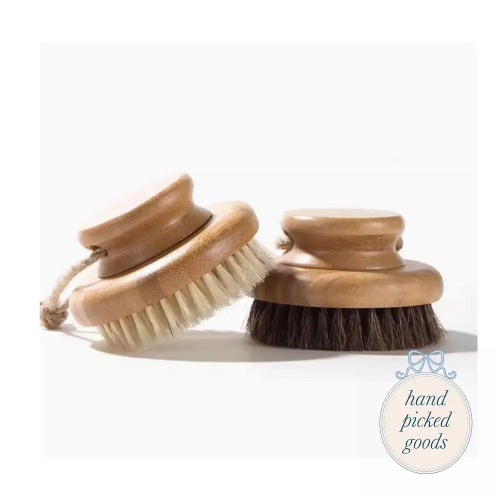 Dry Round Body Brush Femme - Face and Body