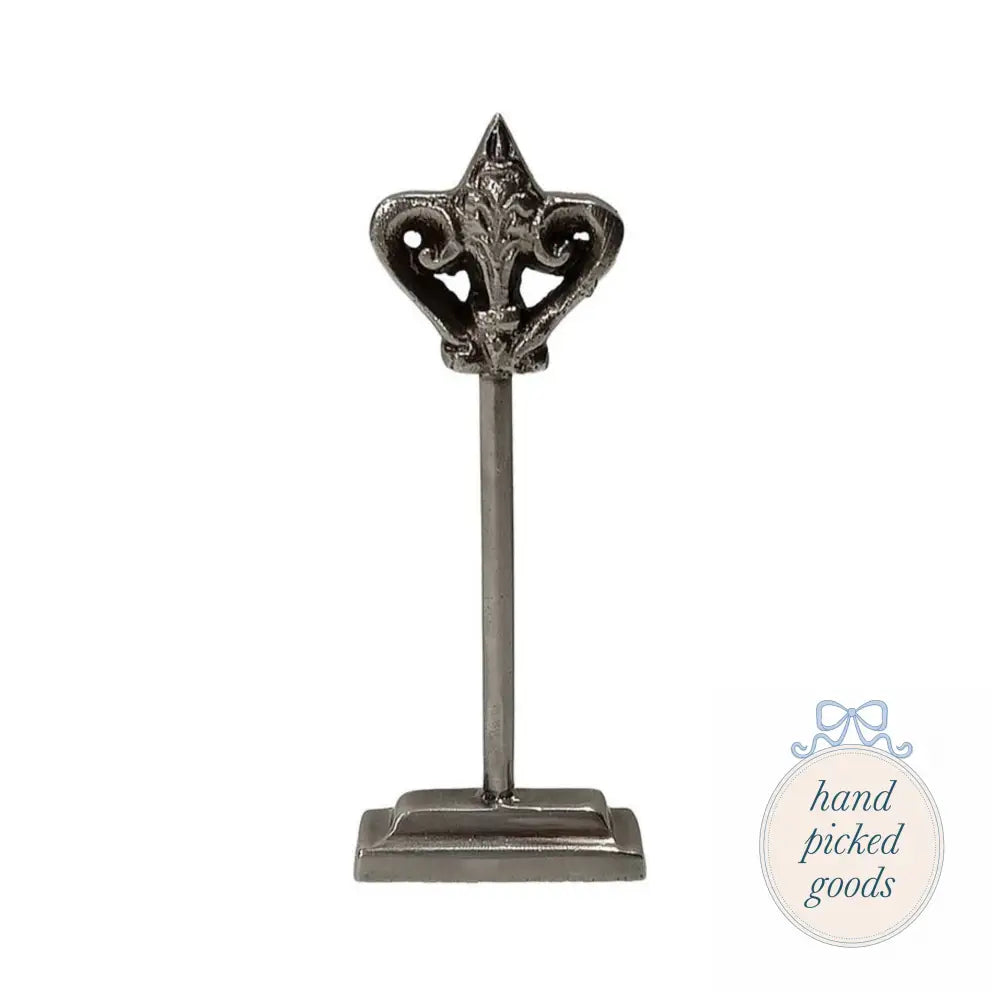 Fleur De Lis Place Card Holder Decor - Decoration