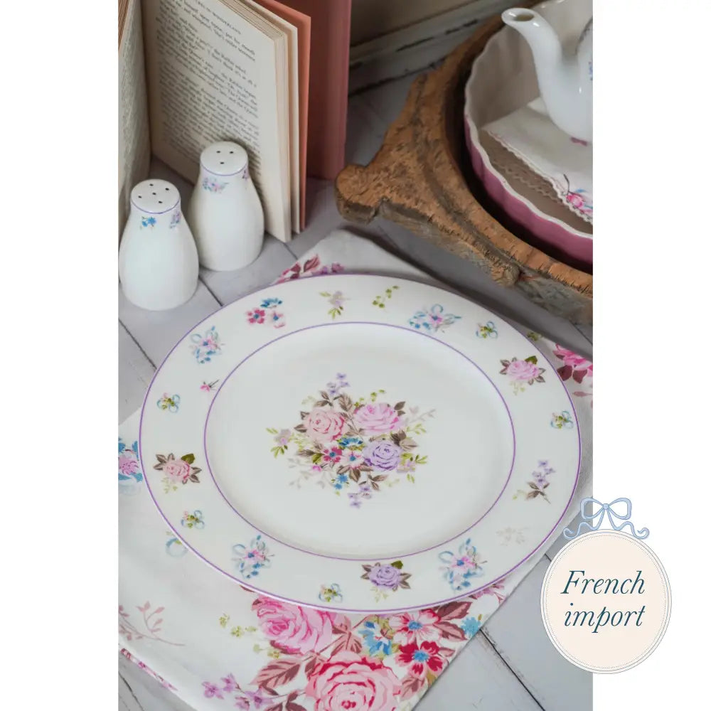 Flora Porcelain Plate Large - Kitchen - Serving& - display
