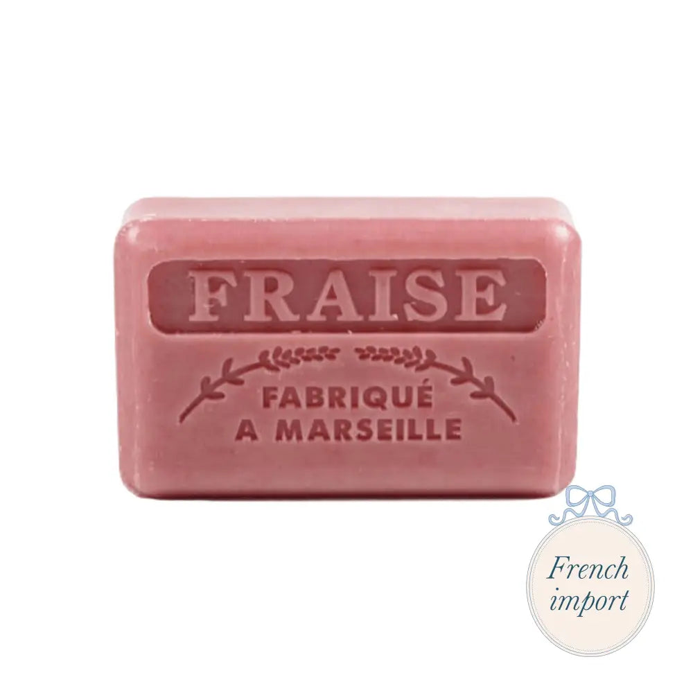 French Bar Soap Strawberry French Soap