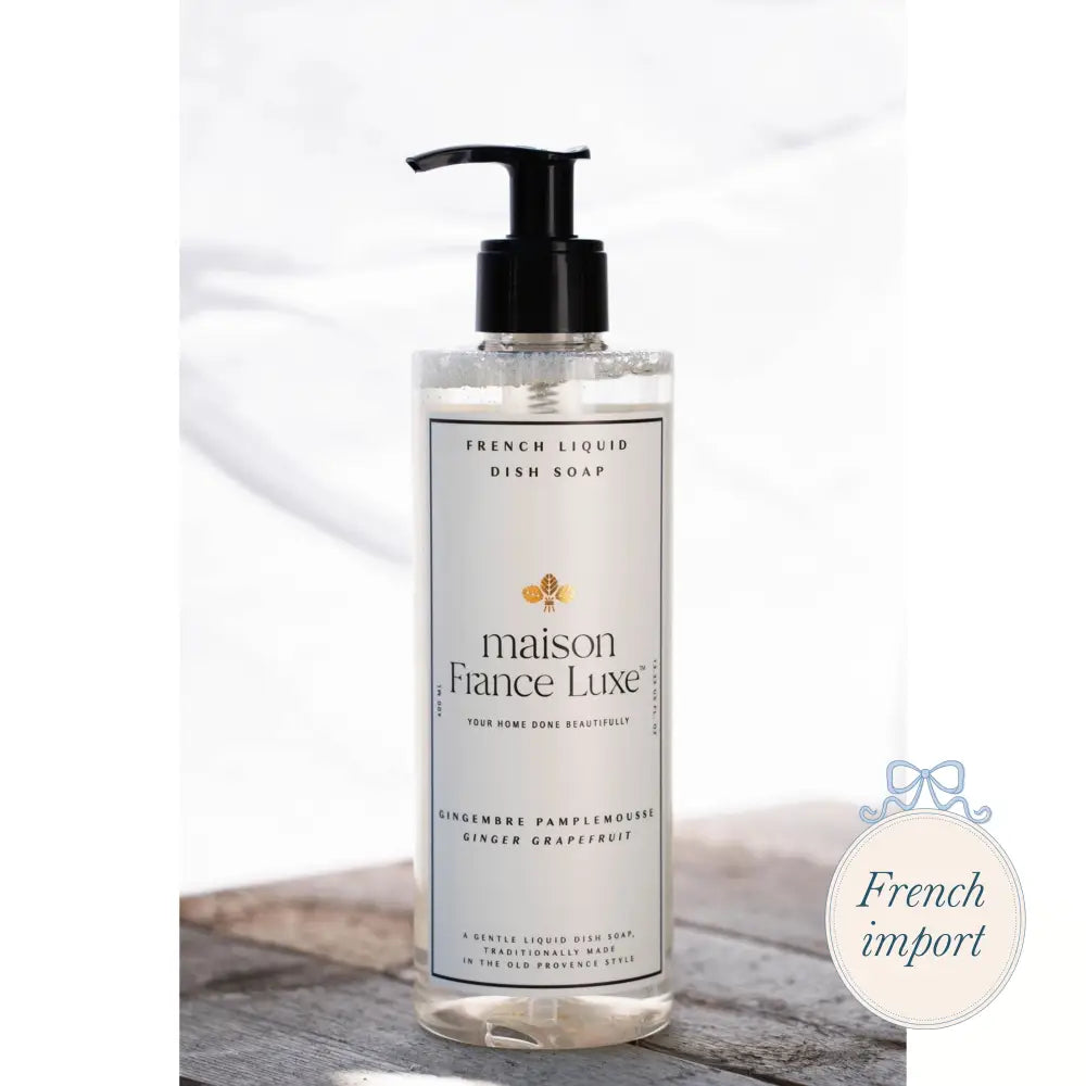French Liquid Dish Soap 13.53oz Ginger Grapefruit Kitchen - Preparation