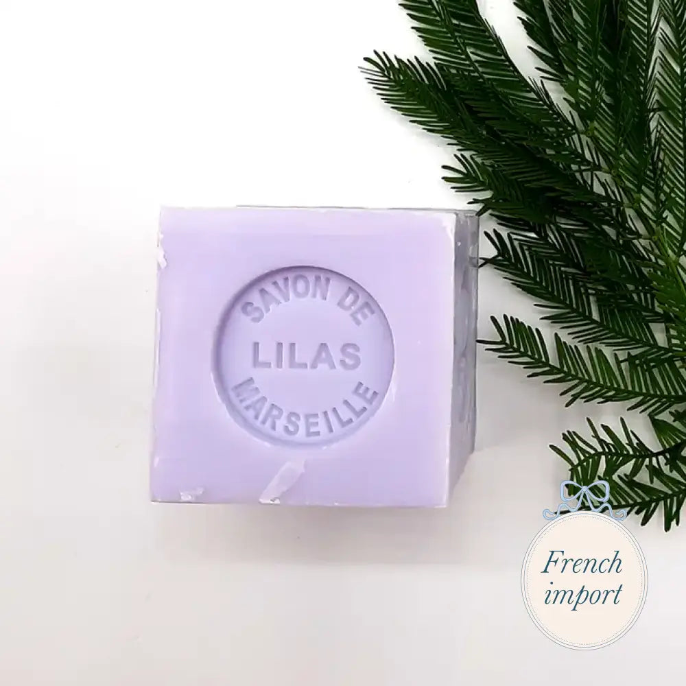 French Soap Savon de Marseille 100g Lilac French Soap