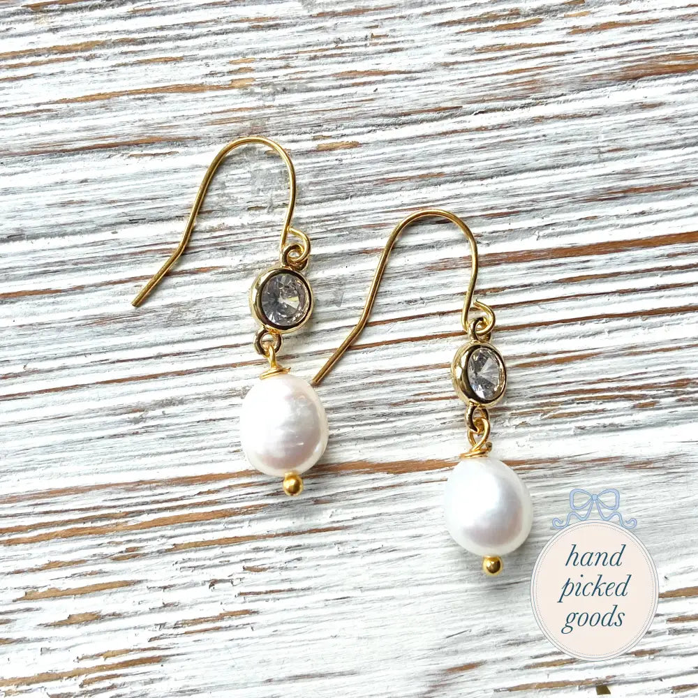 Fresh Water Pearl Earrings Style One Jewelry - Bracelets Earrings and Rings