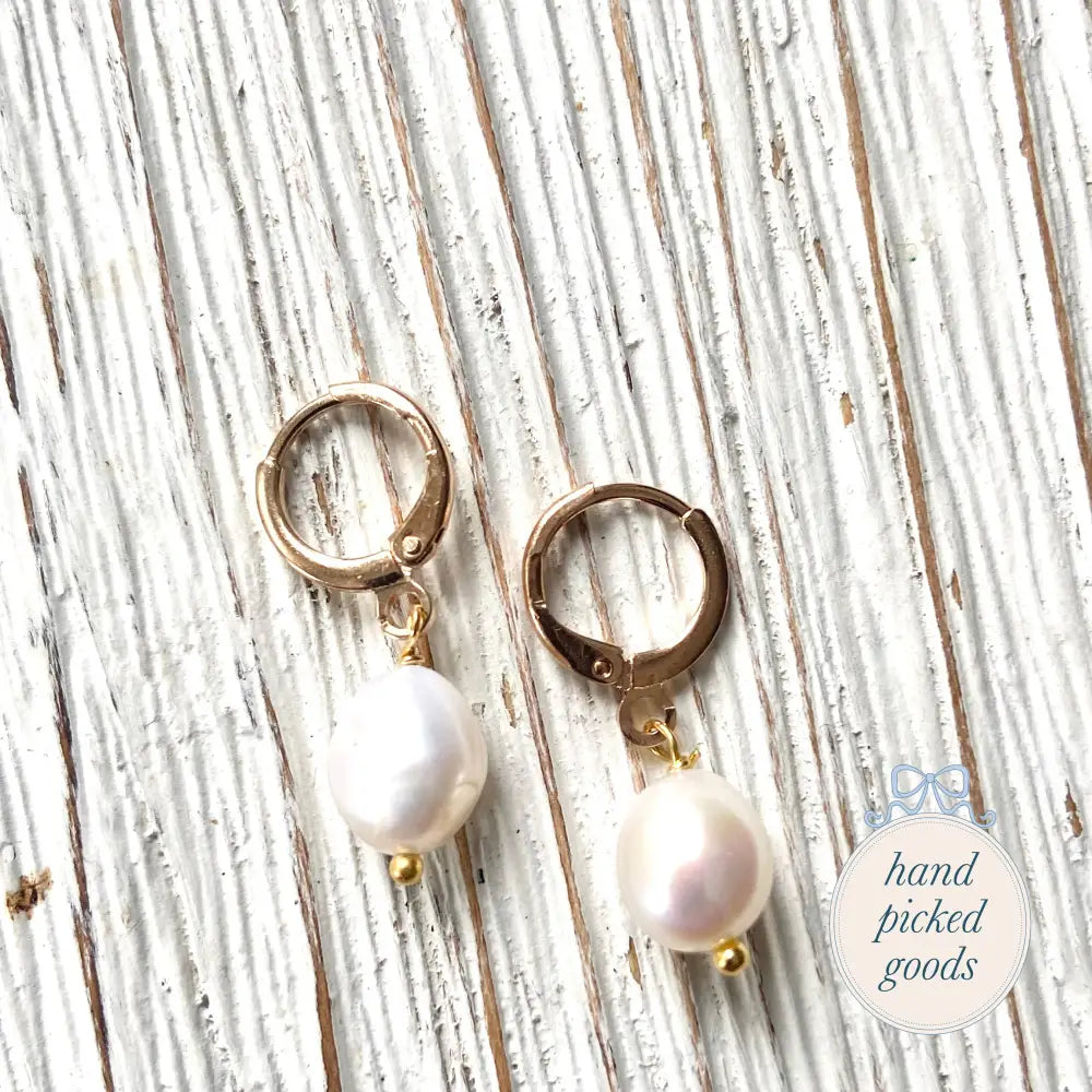 Fresh Water Pearl Earrings Style Two Jewelry - Bracelets Earrings and Rings