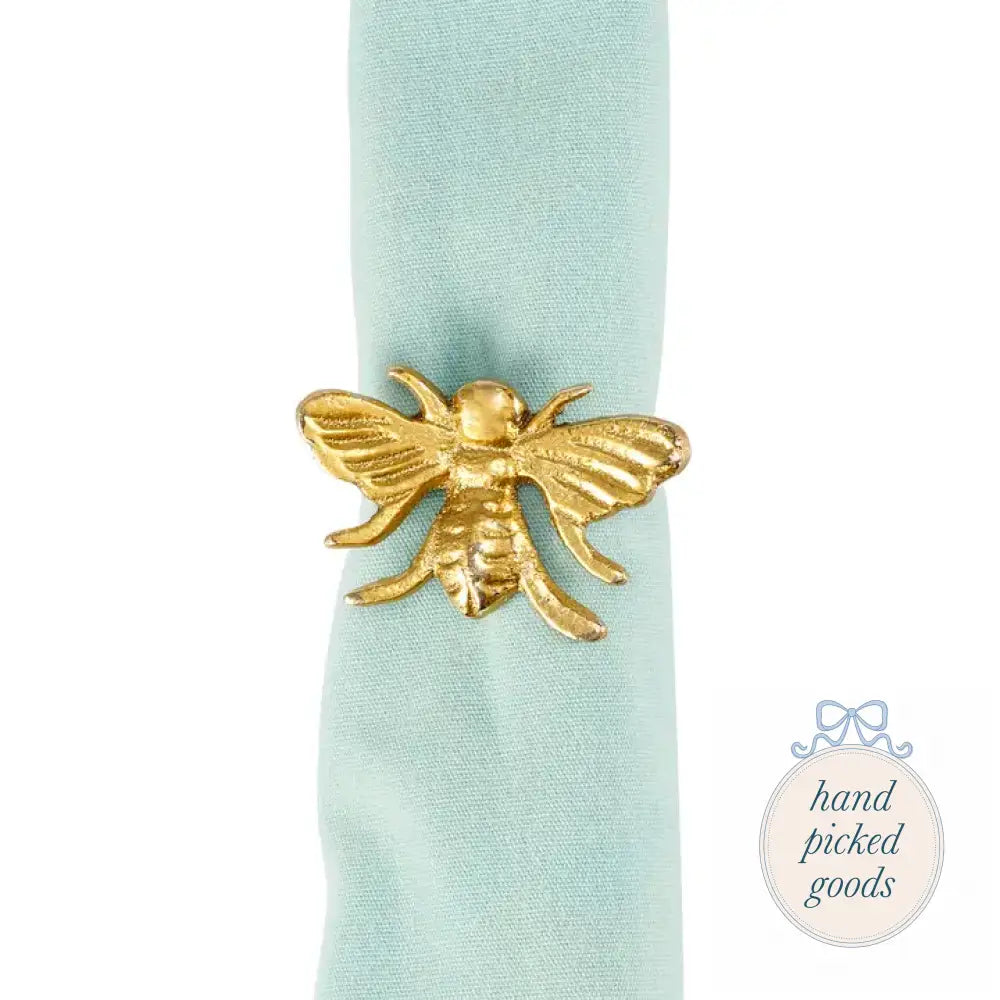 Golden Bee Napkin Ring Kitchen - Serving& - display