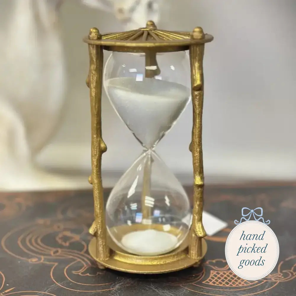 Golden Branch Hourglass Decor - Decoration