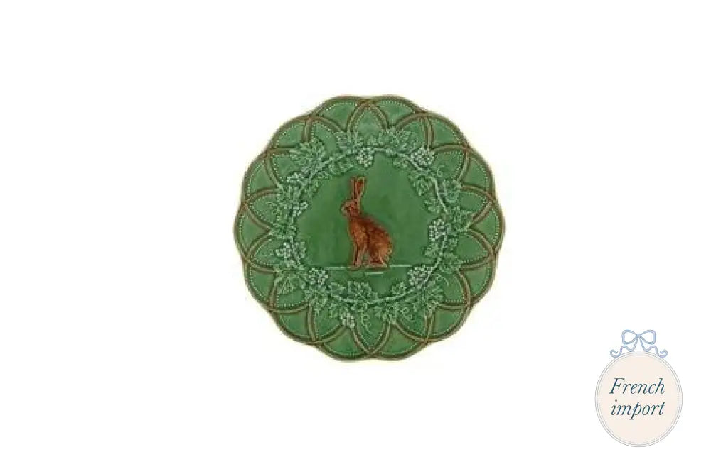 Green Hare Snack Plates Kitchen - Serving& - display