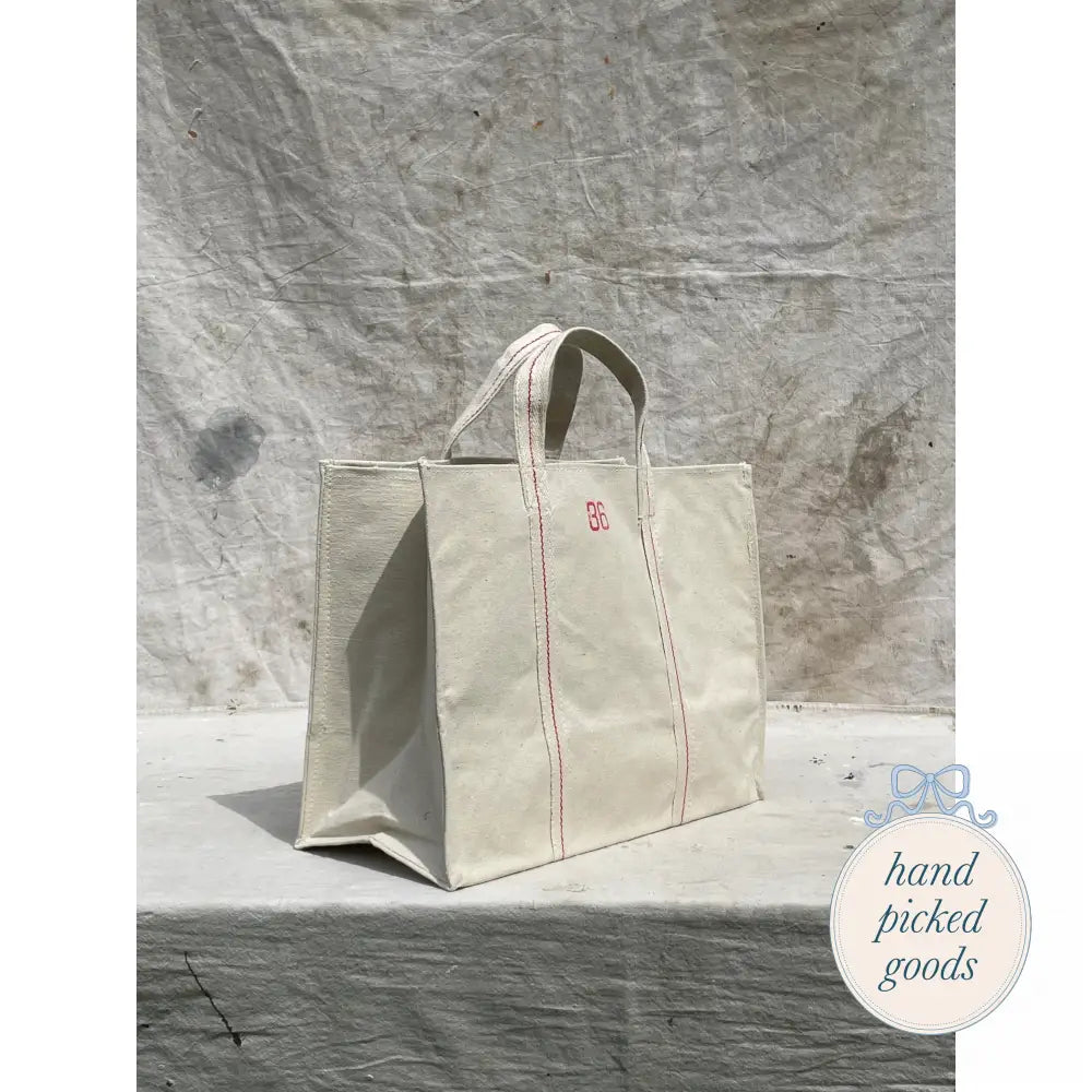 Heavy Duty Natural Canvas Tote - Femme - Accessories