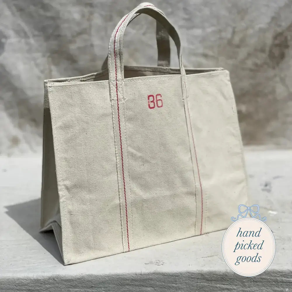 Heavy Duty Natural Canvas Tote - Femme - Accessories