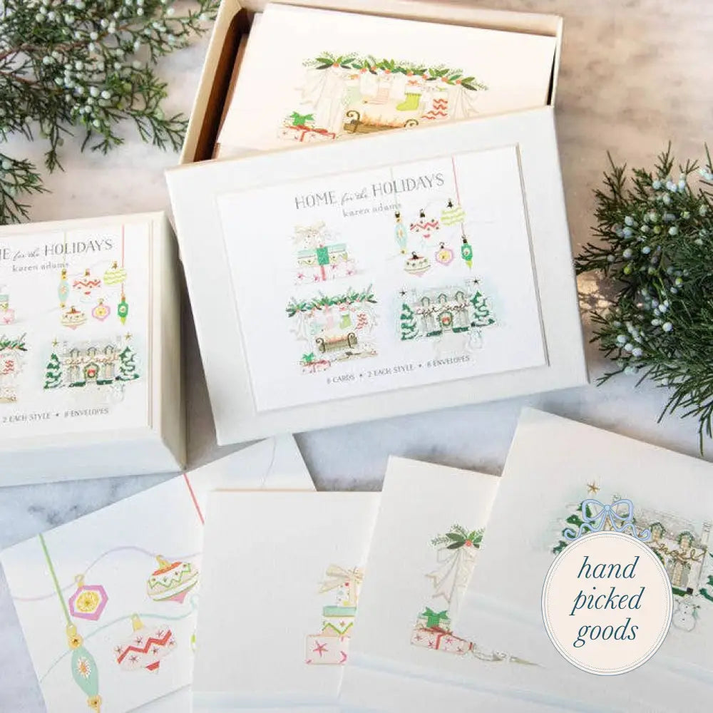 Holiday Note Card Box - Stationery and gift - Stationery