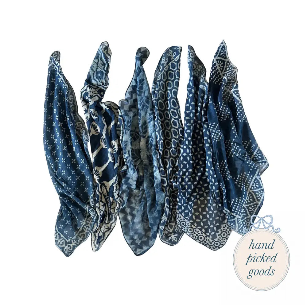 Indigo Bandana Femme - Accessories