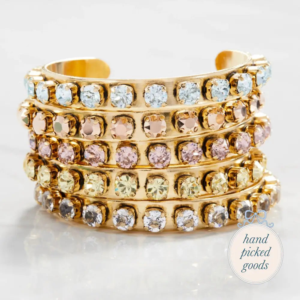 Kelly Cuff Peach Jewelry - Bracelets Earrings and Rings