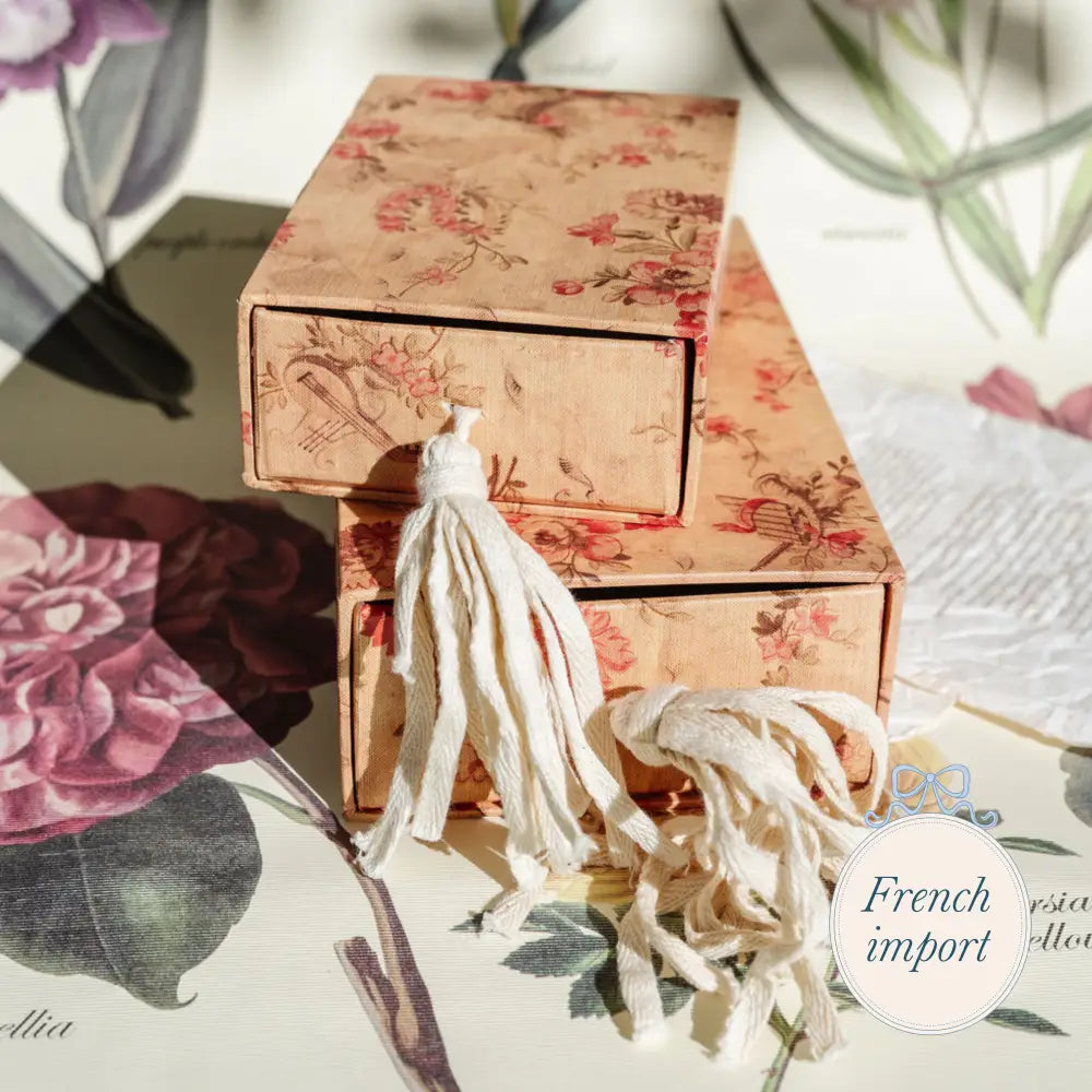 La Fleur Drawer Box Decor - Decoration