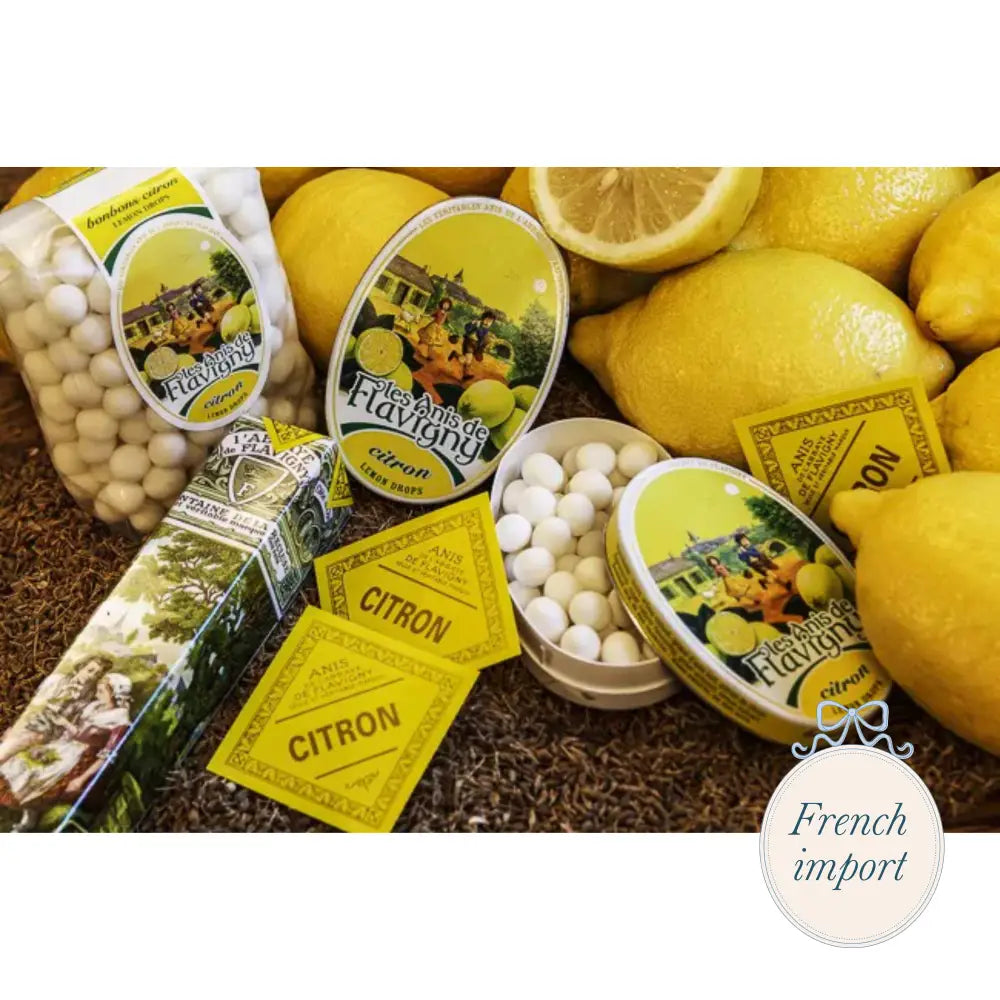 Les Anis de Flavigny All Natural Lemon Mints - Gourmet