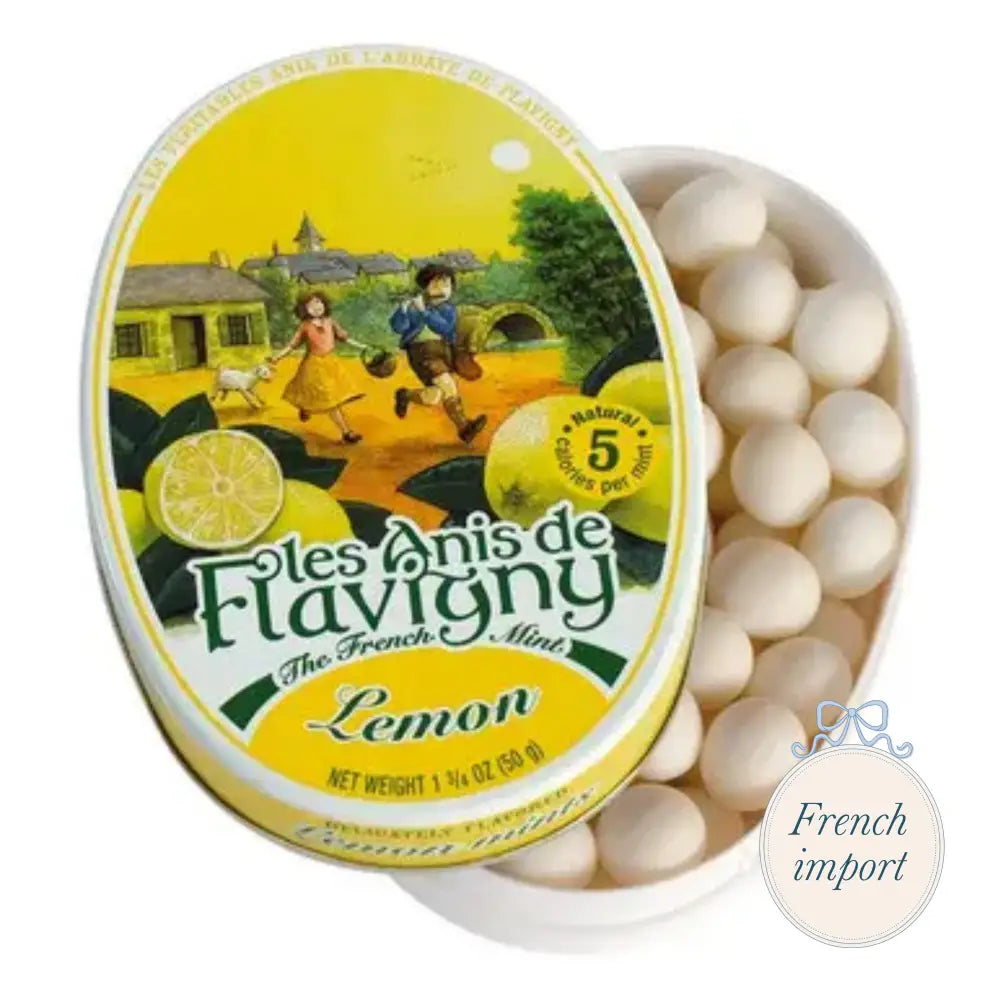 Les Anis de Flavigny All Natural Lemon Mints - Gourmet