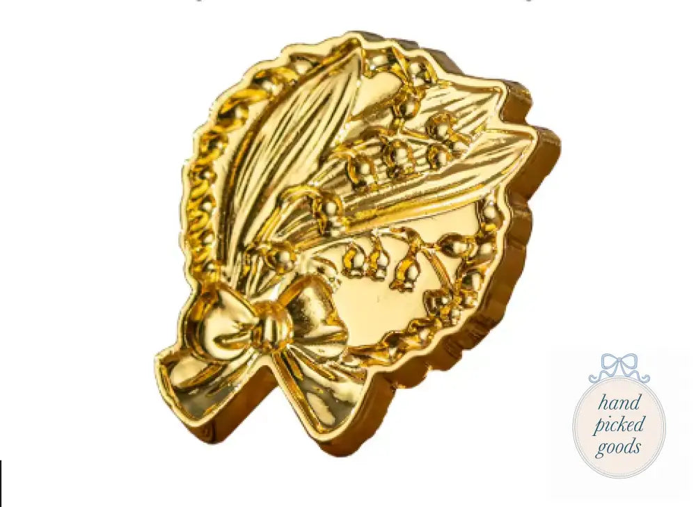 Lily of the Valley with Bow Wax Seal Stamp Head Stationery and gift - Stationery