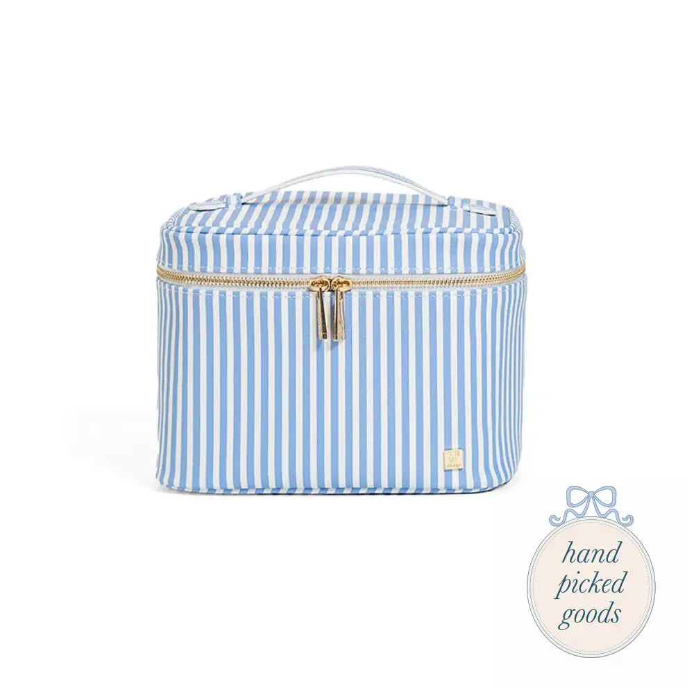 Luxe Vanity Train Case Chambray Femme - Bags