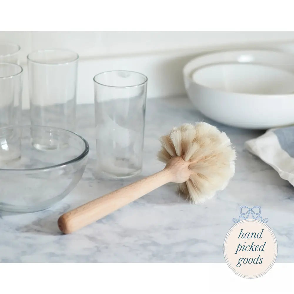 Natural Horse Hair Dish Brush Kitchen - Tools