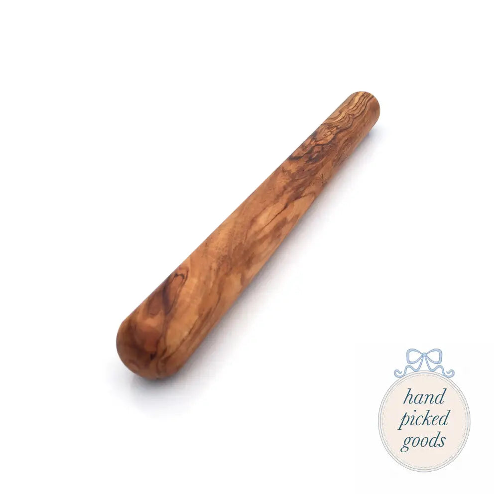Olive Wood Round Rolling Pin Large Kitchen - Tools
