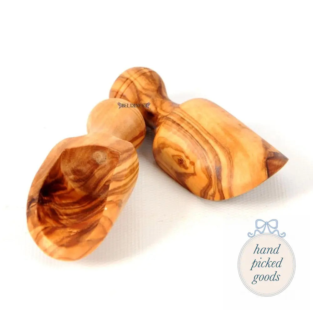 Olive Wood Scoops Kitchen - Tools