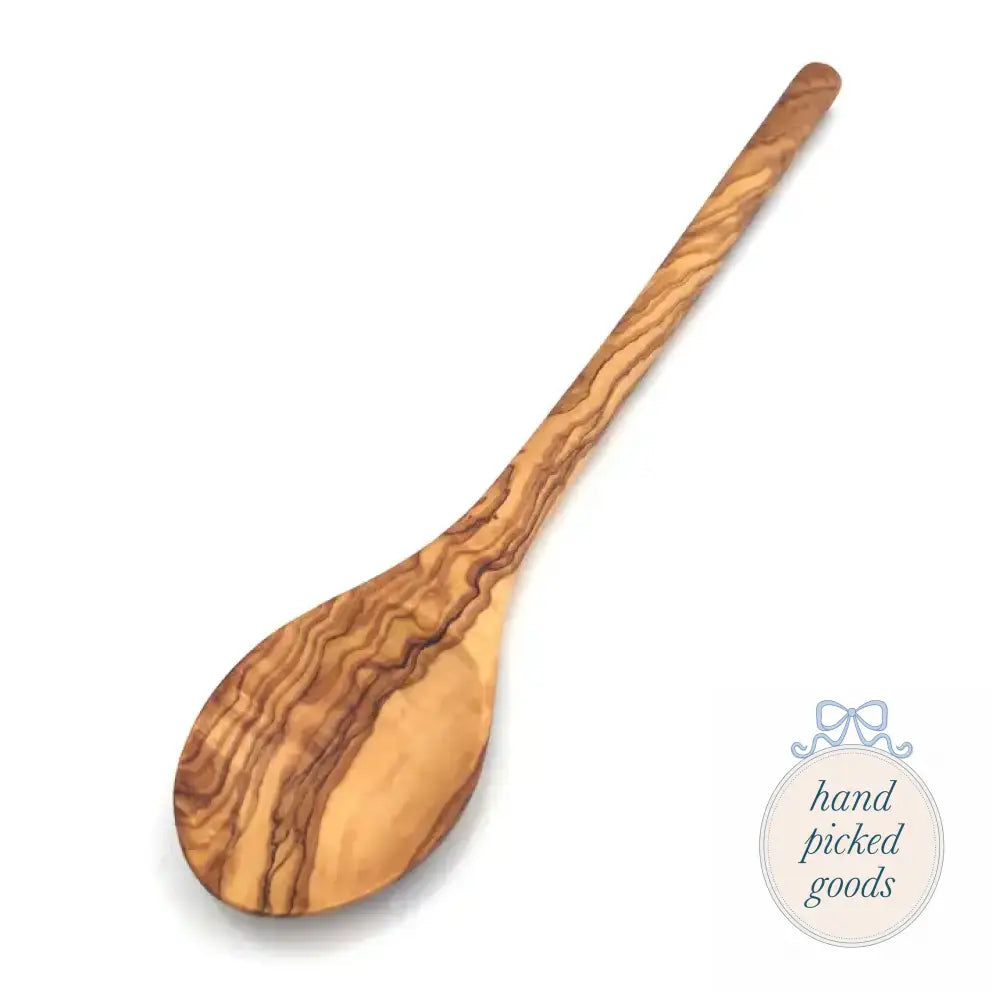 Oval Cooking Spoon Made of Olive Wood 11.5 in. Kitchen - Tools