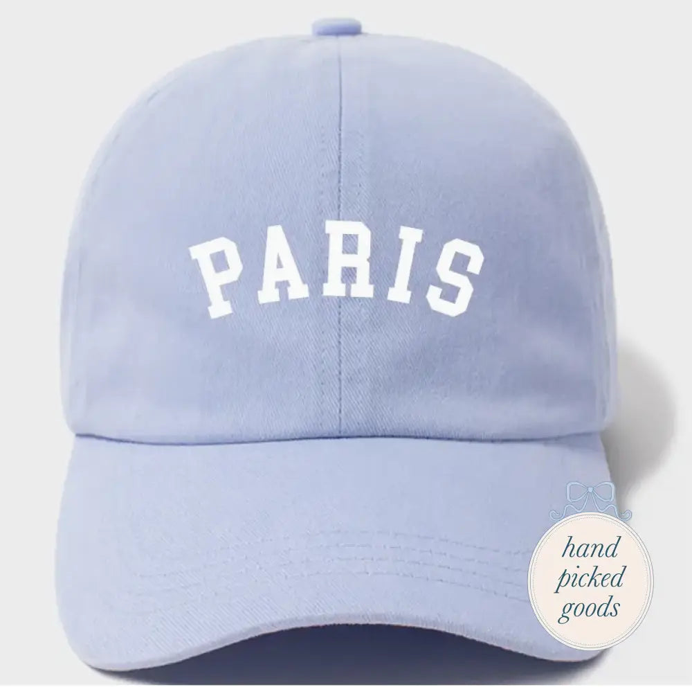 Paris Cotton Hat Light Blue Femme - Accessories
