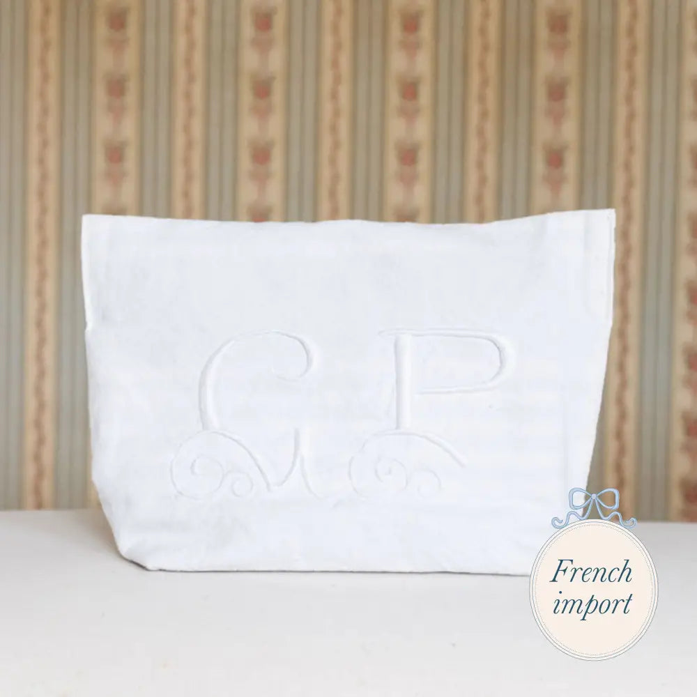 Pochette Nouee Maquillage Makeup Bag With Tie European Imports - No container - France carry on fall 2024