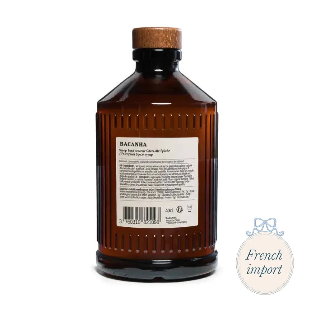 Raw Flavored Syrup 13.5 fl oz. Gourmet