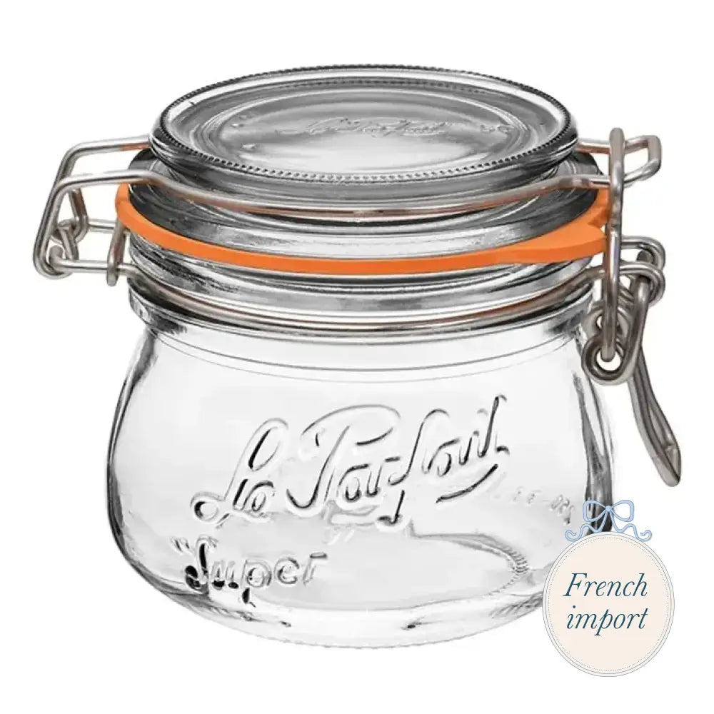 Rounded French Glass Preserving Jar 250ml Kitchen - Tools