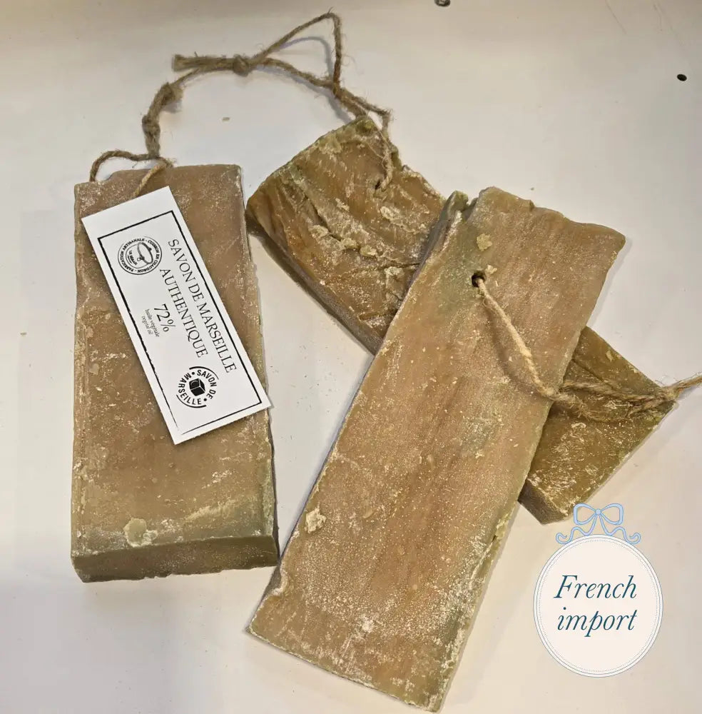 Slice of Authentic Marseille on rope Olive oil Le Serail French Soap