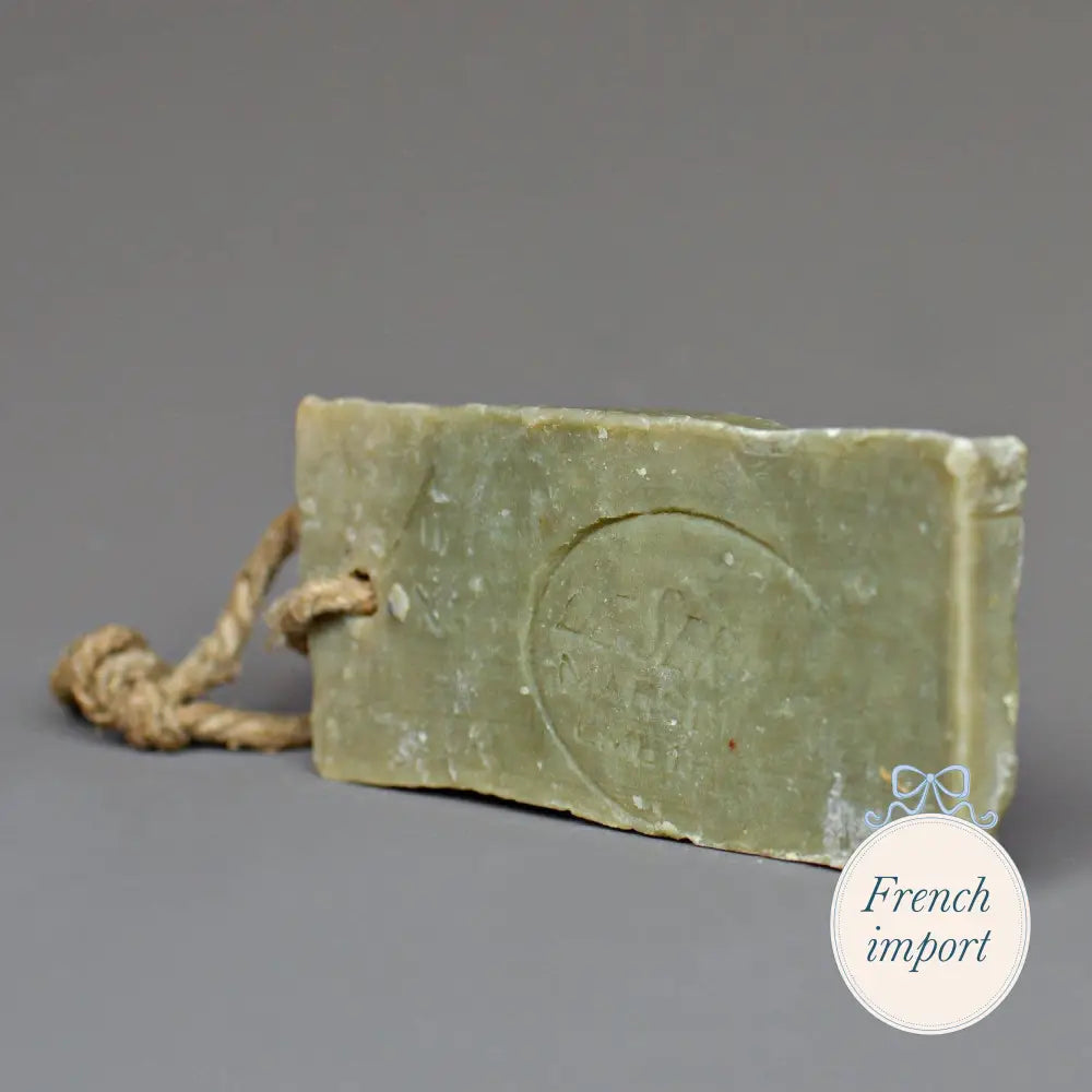 Slice of Authentic Marseille on rope Olive oil Le Serail French Soap