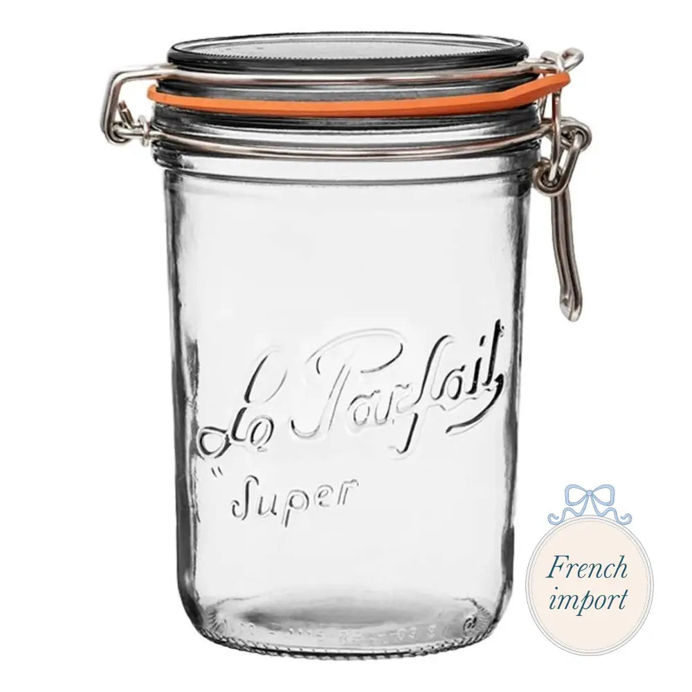 Tapered French Glass Preserving Jar 1 L - Kitchen - Tools
