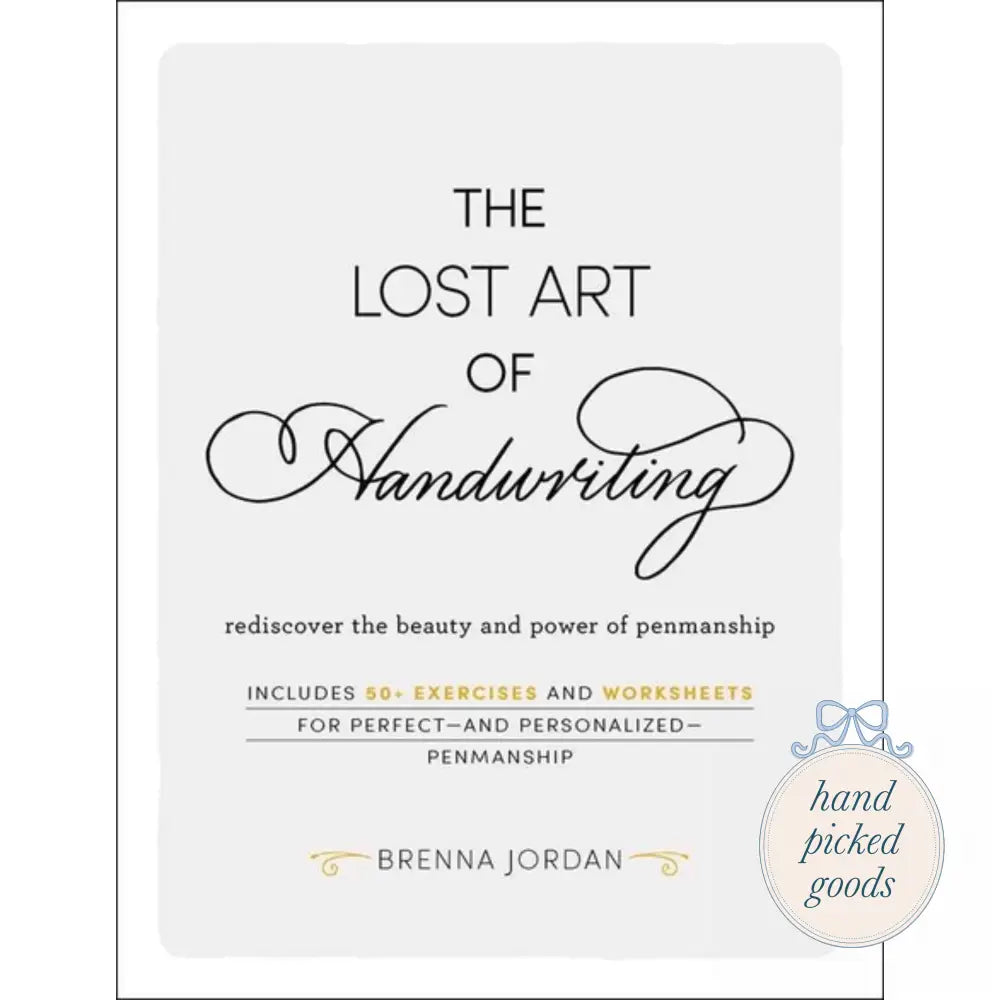 The Lost Art of Handwriting Books