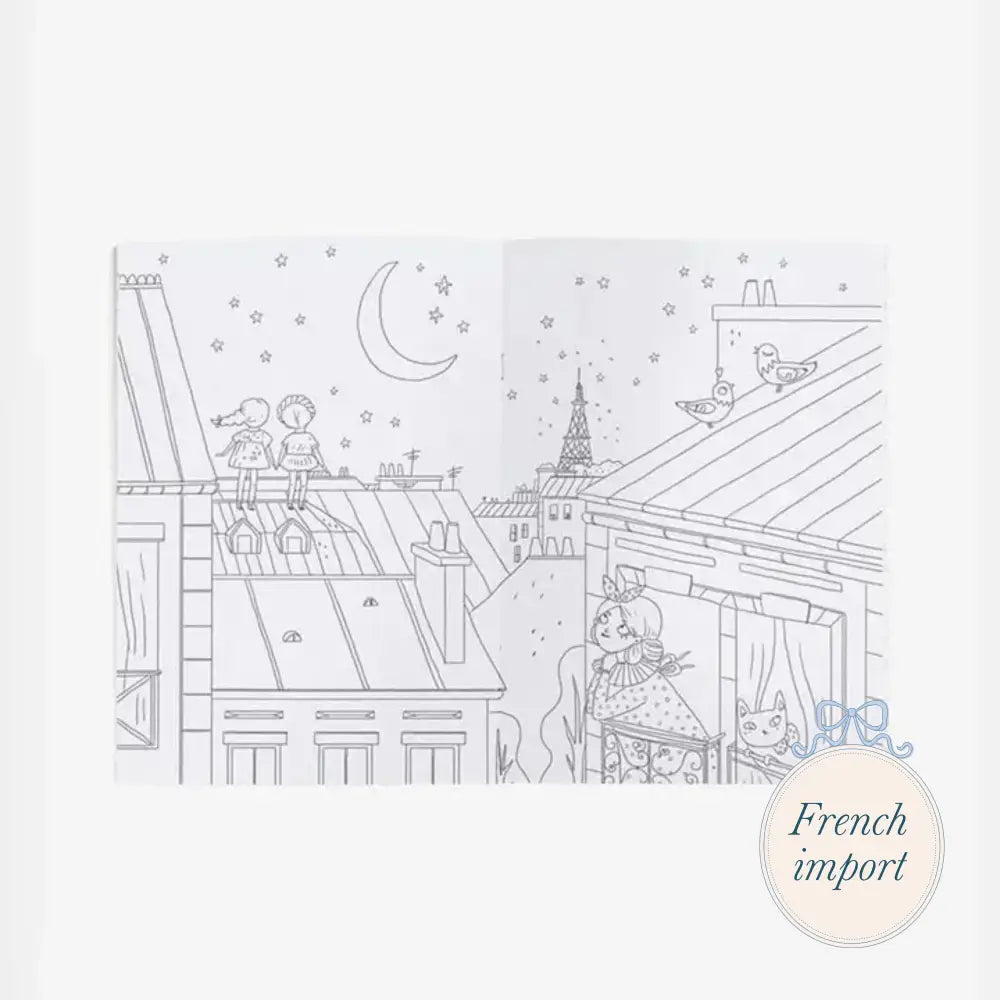 The Parisiennes Coloring Book Toys and games - Moulin Roty