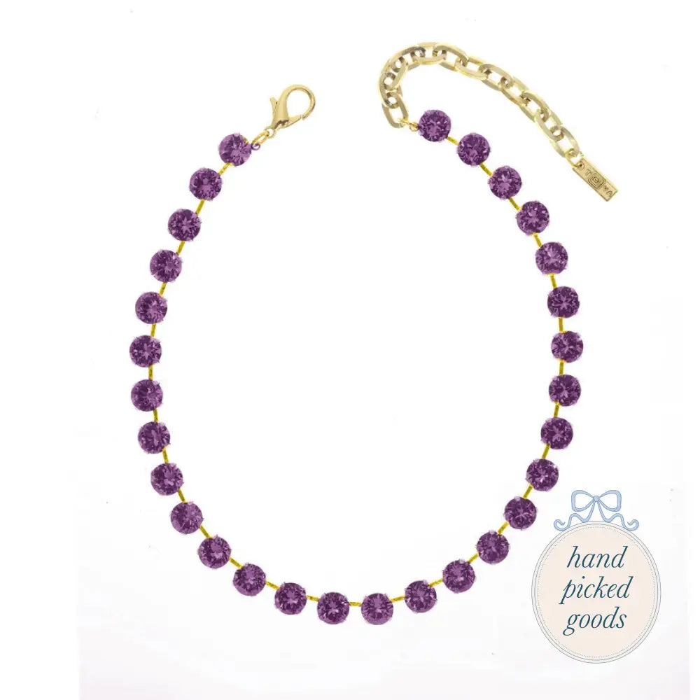 Trentley Necklace Purple Jewelry