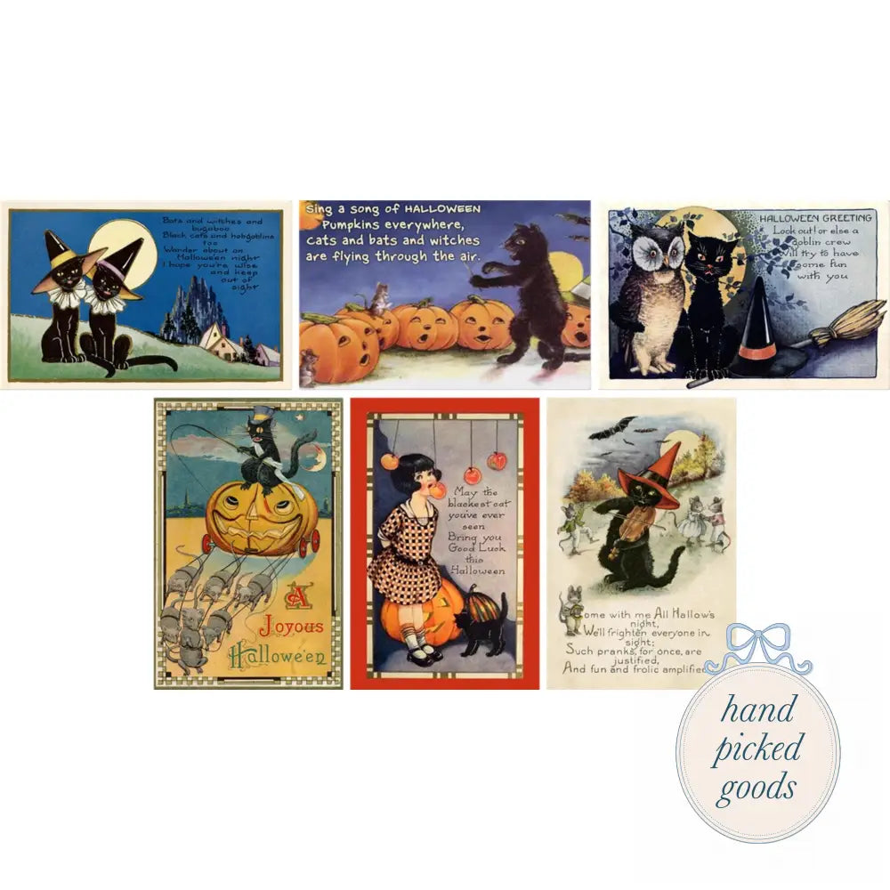 Vintage Halloween Mini Matchboxes - Stationery and gift