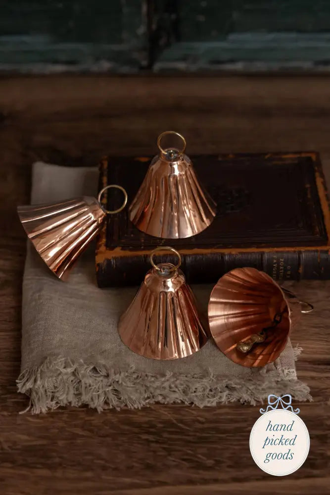 Vintage Inspired Copper Bell Decor - Decoration