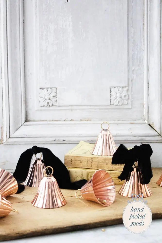 Vintage Inspired Copper Bell Decor - Decoration