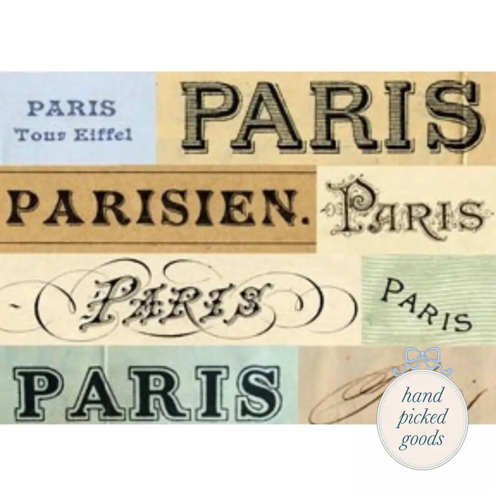 Vintage Style European Mini Cards ’Paris’ Stationery and gift - Stationery