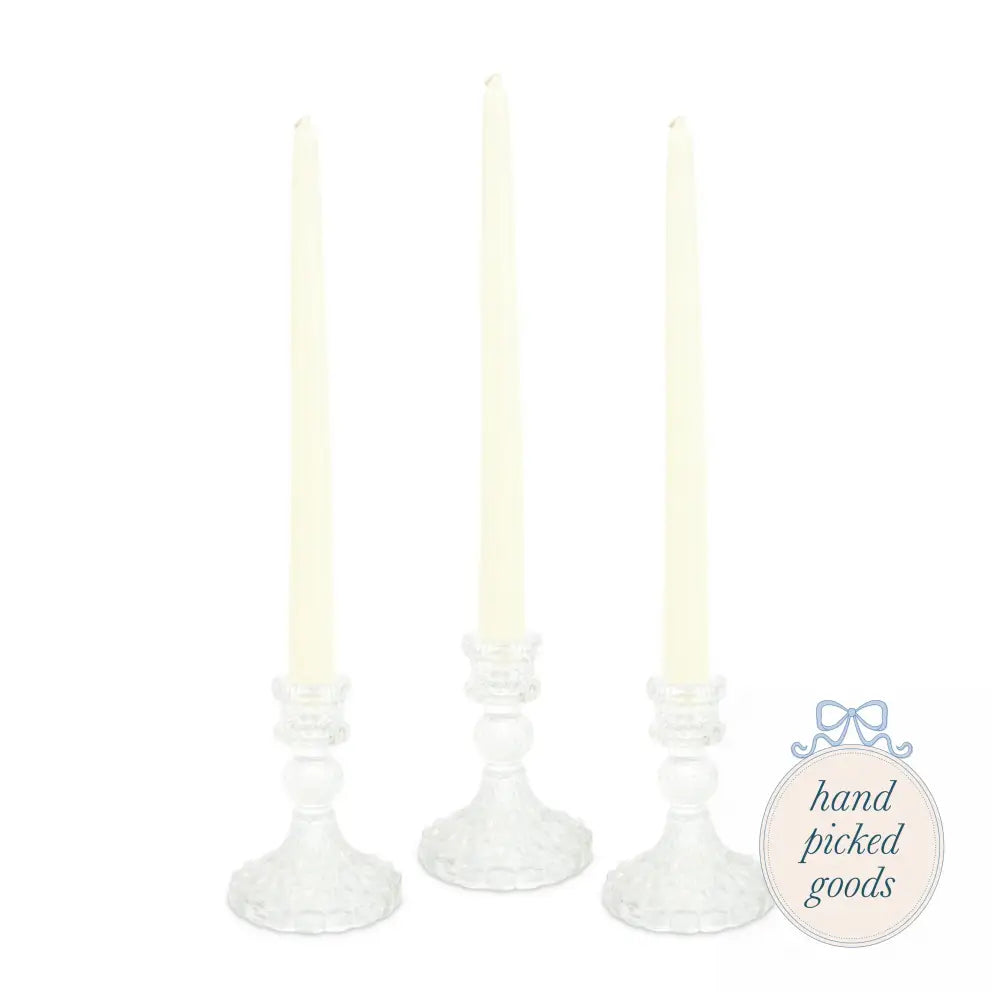 Vintage Style Glass Candle Holder Decor - Candlesticks
